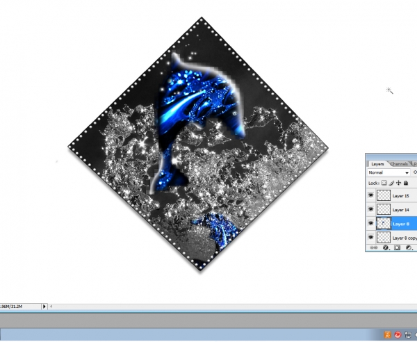 Creation of Icy Dolphin Wonderland: Step 6